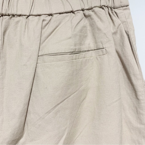 Nwt Hudson North Linen Blend Everyday Taupe Color Pants Size M - Picture 7 of 9